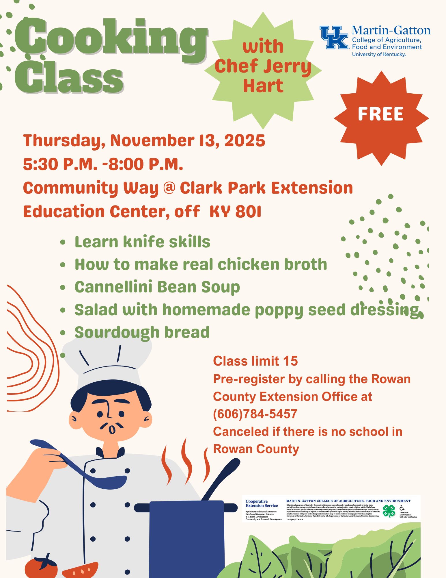 Cooking Class with Jerry Hart